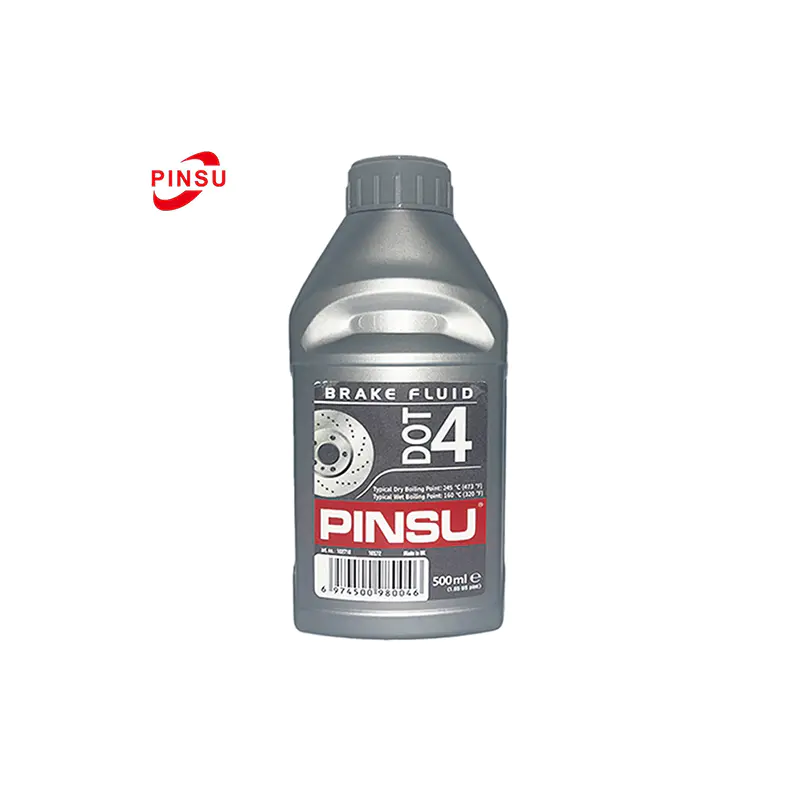 น้ำมันเบรก PINSU-DOT4 พร้อมระบบป้องกันสนิม